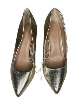 A New Day Metallic Gold Pointed-Toe Women's Pumps